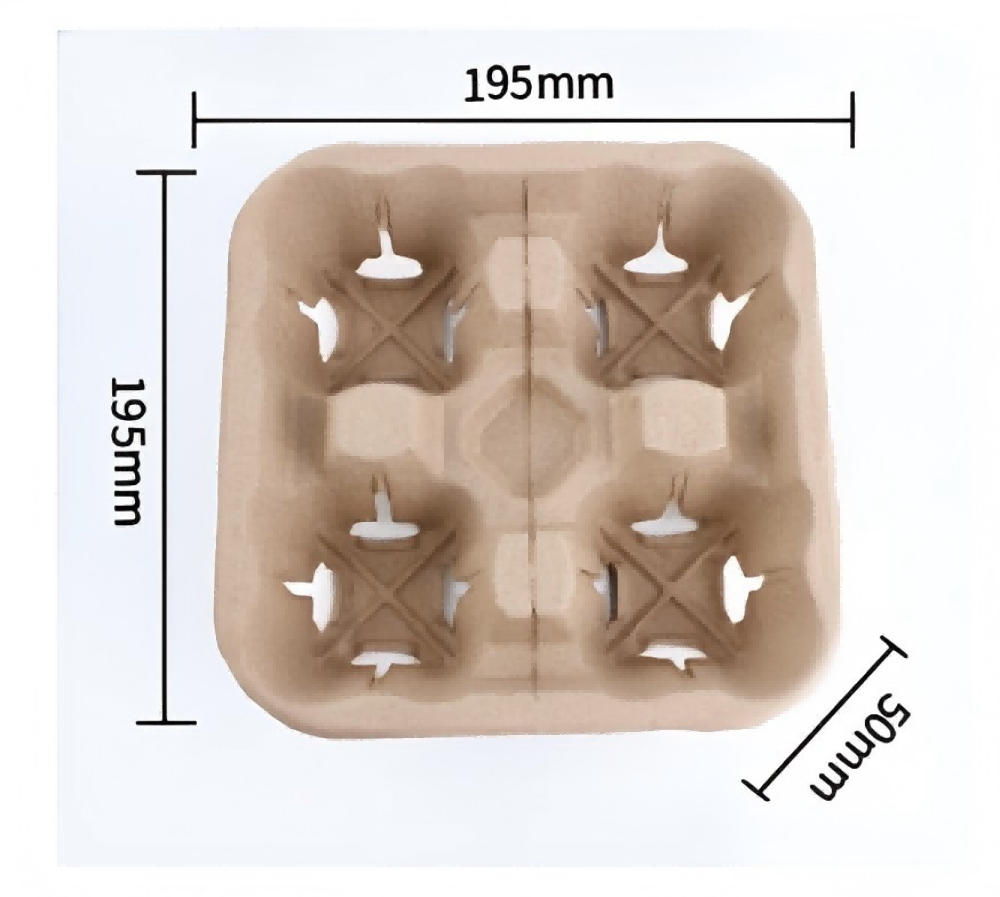Disposable coffee cup tray05 Disposable coffee cup tray05