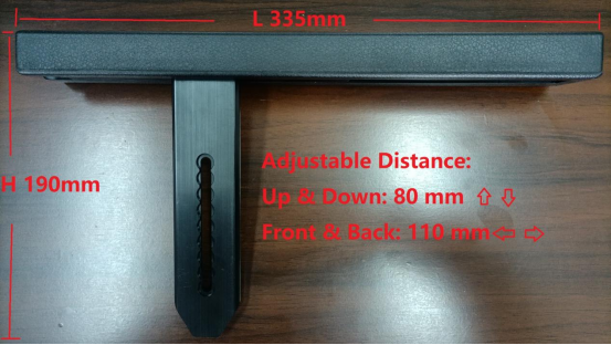 Adjustable Wheelchair Armrest with PU Pad Adjustable Wheelchair Armrest with PU Pad