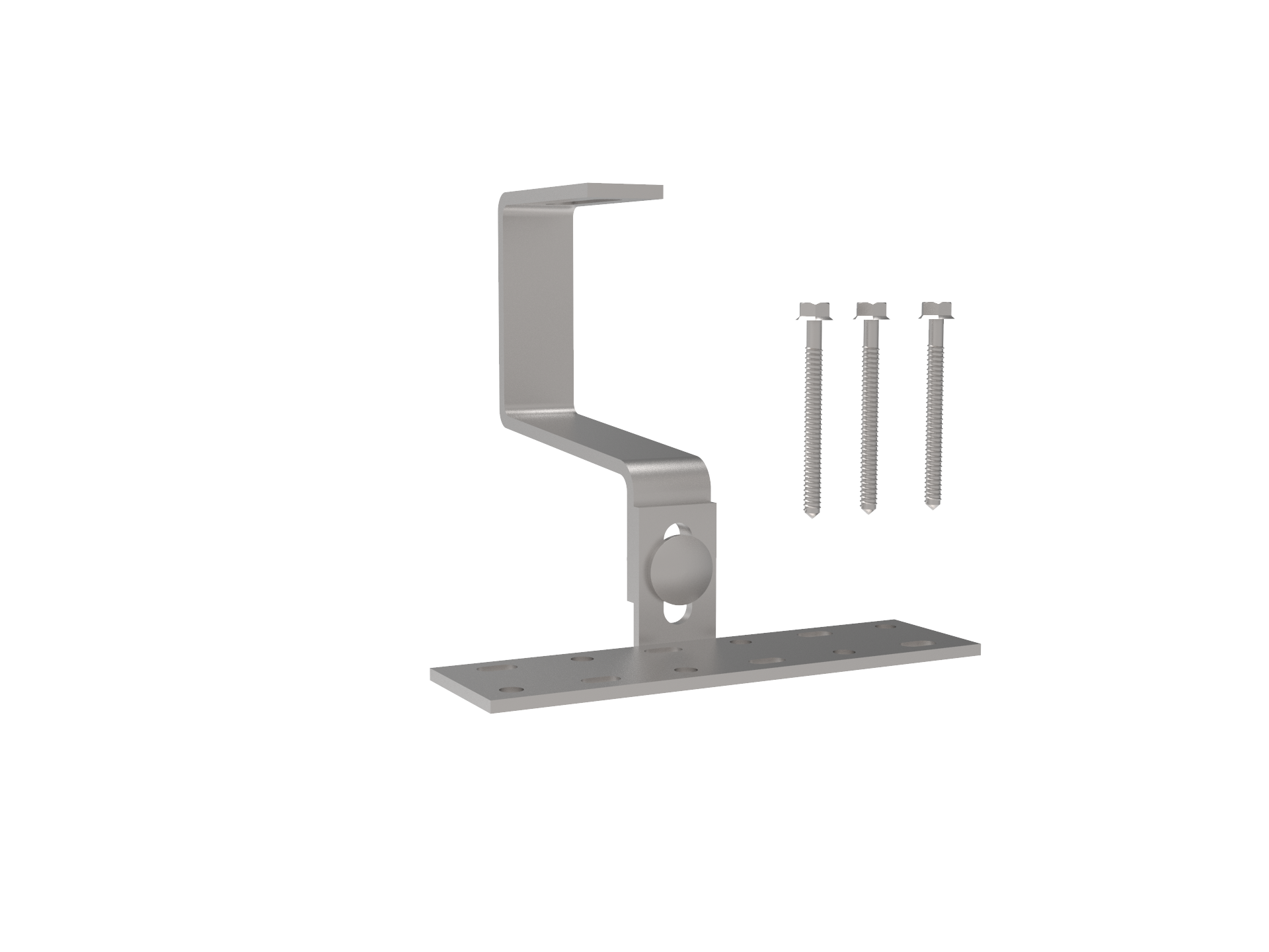 Flat bending hook component adjustable type Flat bending hook component adjustable type