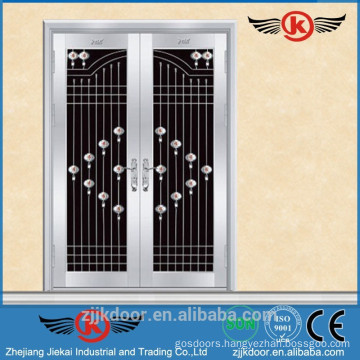 Jk Ss9036 Commercial Safety Door Design With Grll Iron Door Price Stainless Steel Door Design China Manufacturer