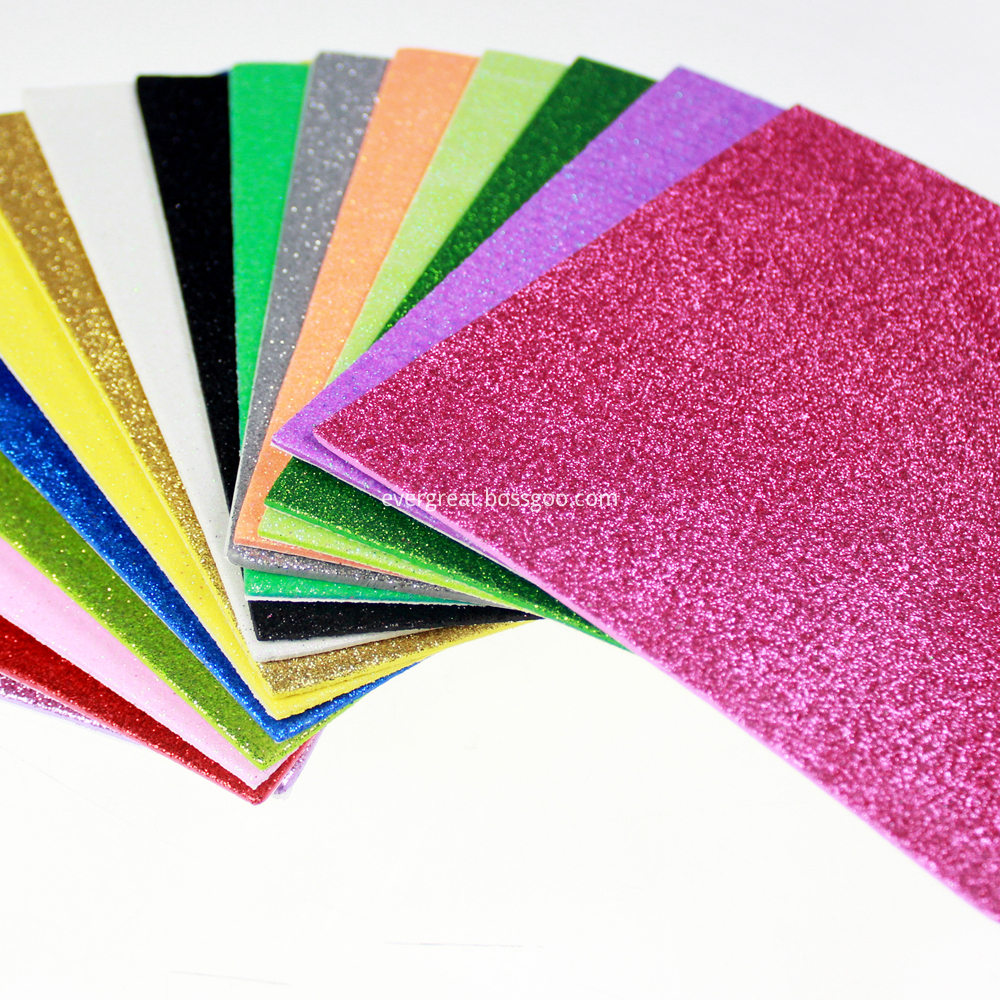 Glitter Foam sheet in assorted colors Glitter Foam sheet in assorted colors