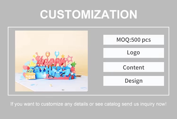 3D Father's Day card customized 3D Father's Day card customized