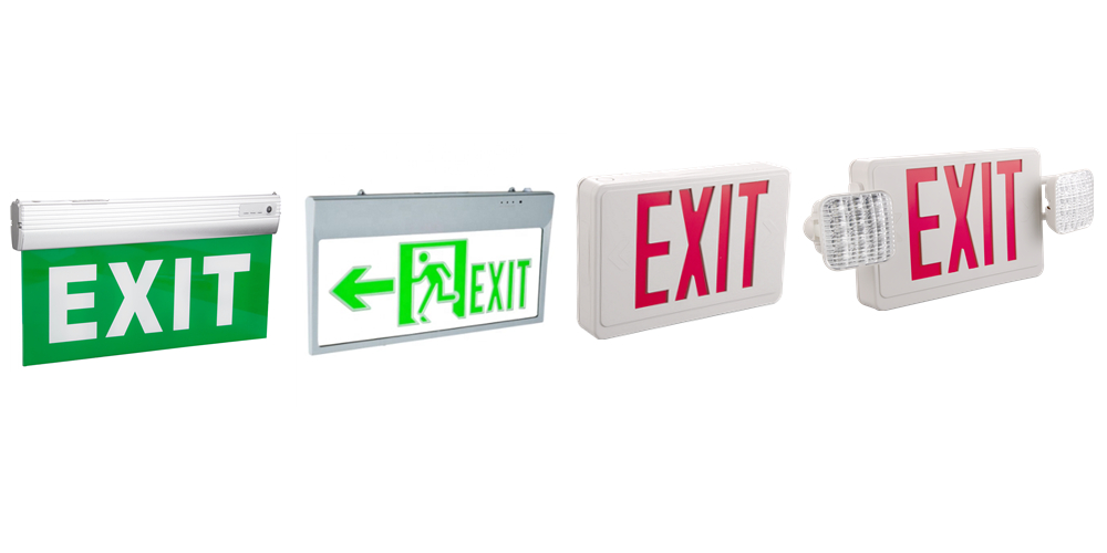 emergency exit sign led