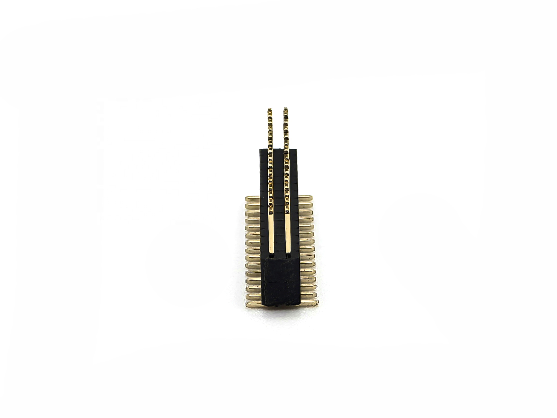Dual Row SMT Pin Header Connector 1.27mm Pitch SQ0.4/0.46mm H2.5+2.5mm 2*15P Dual Row SMT Pin Header Connector 1.27mm Pitch SQ0.4/0.46mm H2.5+2.5mm 2*15P
