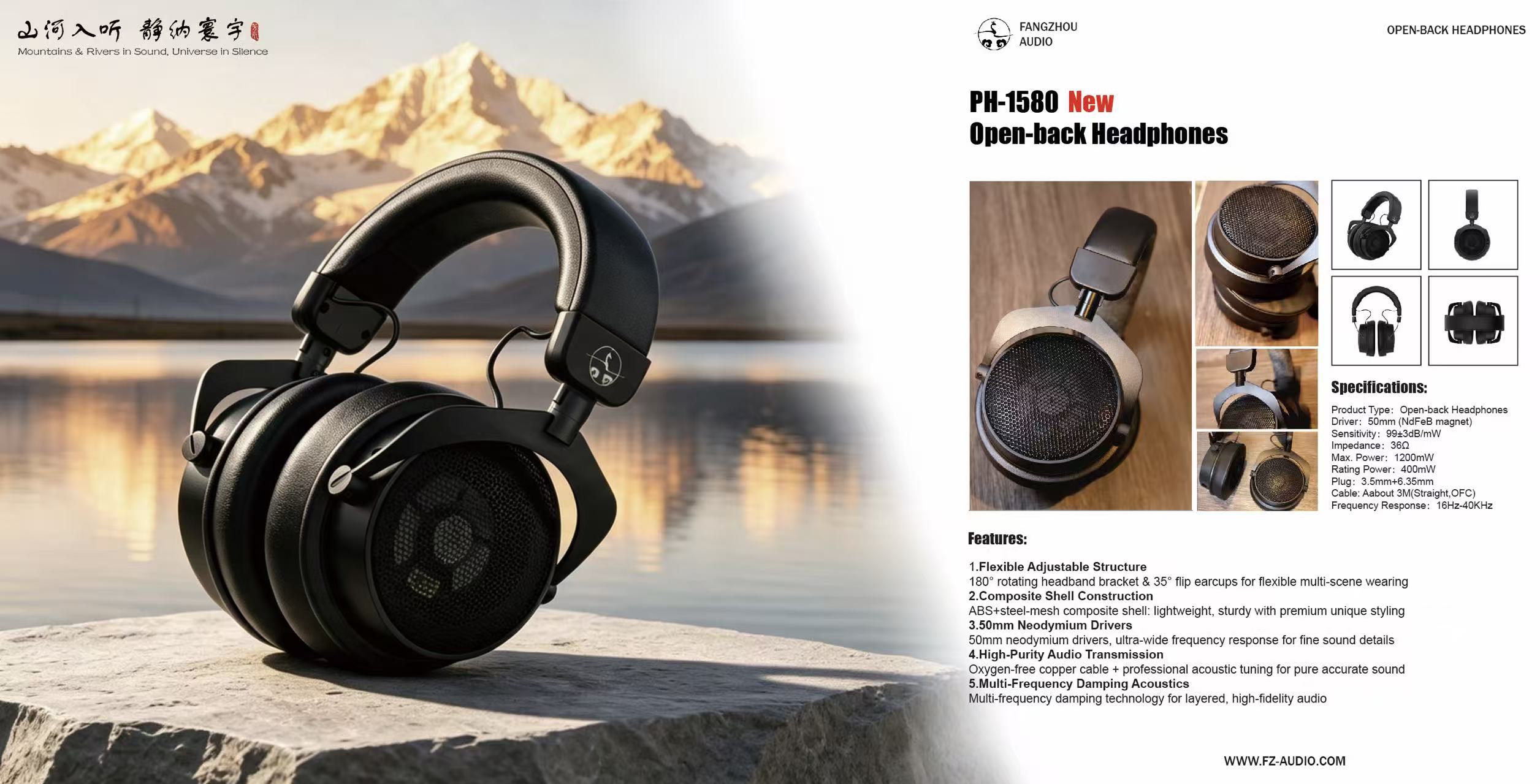 PH-1580 Open Headphones PH-1580 Open Headphones