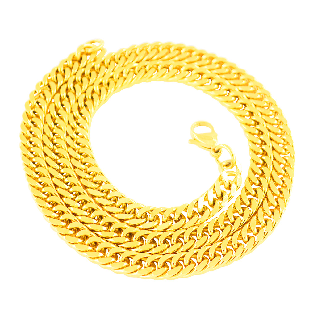 男性用ゴールドチェーンネックレス Gold Chain Necklace for Men