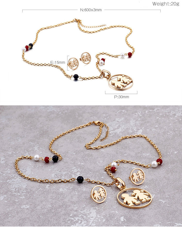 Hari Valentine sekarang Good friend friendship set perhiasan Valentine's Day present Good friend friendship jewelry set
