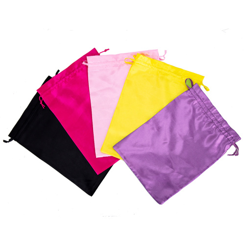 Custom Large Satin Pouch Drawstring Bags With Logo Supplier, Supply Various Custom Large Satin Pouch Drawstring Bags With Logo of High Quality