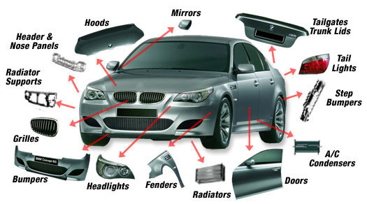 Plastic bumper mould for car