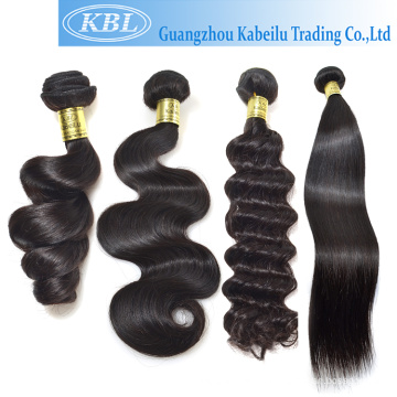 Kbl 10 Inch Brazilian Loose Body Wave Hair Weaving Gray Hair
