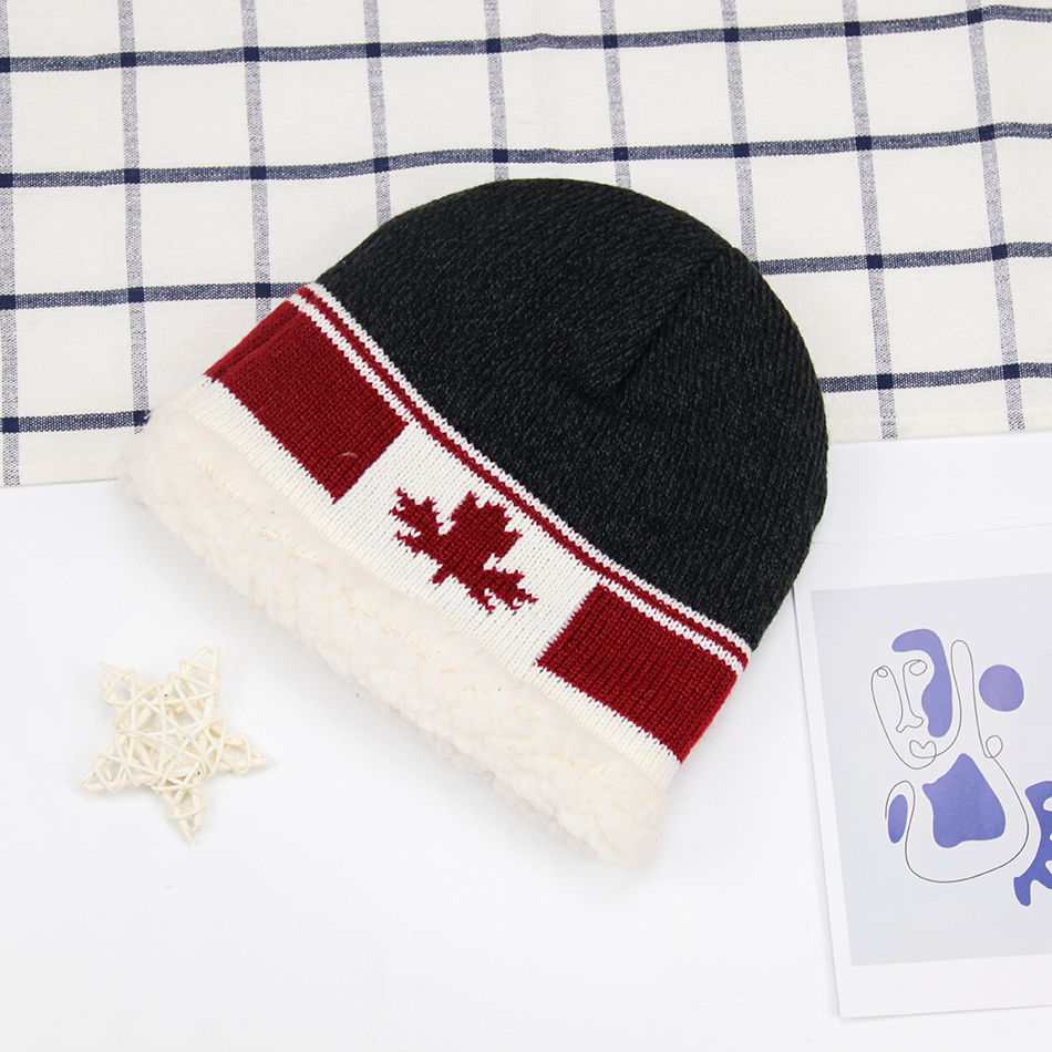 fleece thick knitted hat fleece thick knitted hat