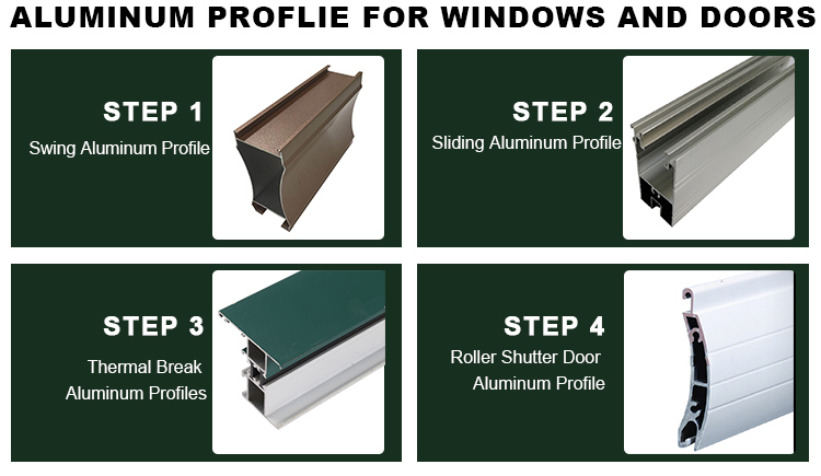 aluminum profile door and window