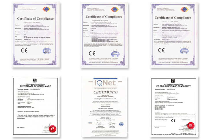 SMD 3528 led strip light certificates