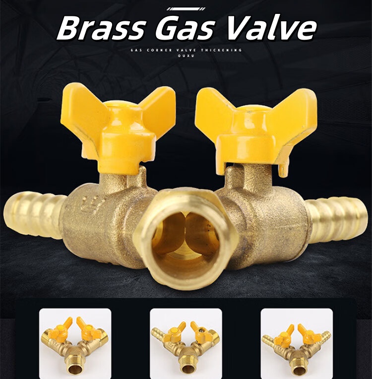 Thread Brass Gas Valve Thread Brass Gas Valve