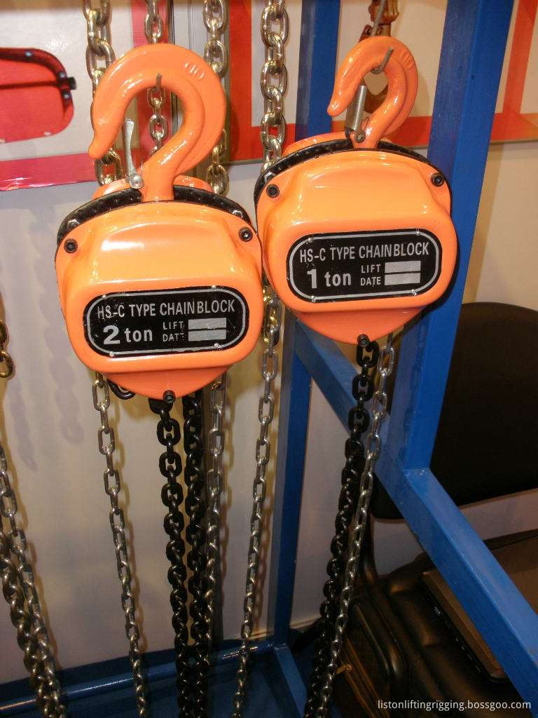 manual chain block hoists