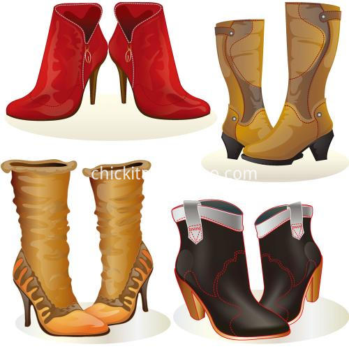 ladies lower heel boots