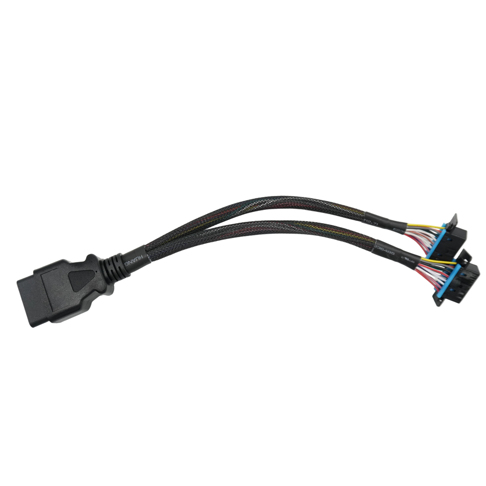 Automotive OBD2 y-split diagnostic cable Automotive OBD2 y-split diagnostic cable