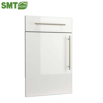 White Color Pvc High Gloss Kitchen Cabinet Door China Manufacturer