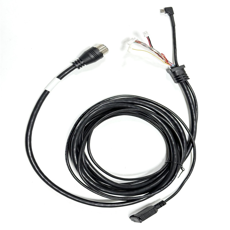 M16 12Pin Multi Branch Custom Wiring Harness with Micro USB M16 12Pin Multi Branch Custom Wiring Harness with Micro USB