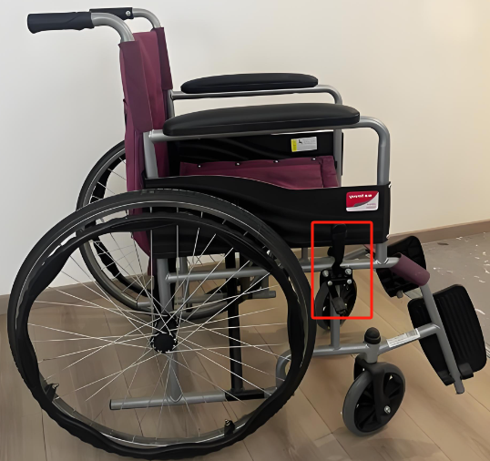 Foldable Handle Wheelchair Brake Foldable Handle Wheelchair Brake