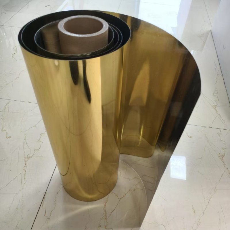 Golden PVC Rigid Film-001 Golden PVC Rigid Film-001