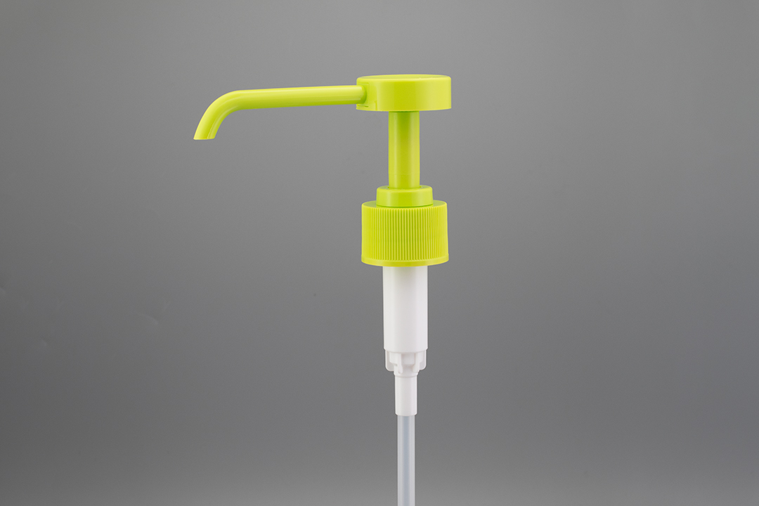 Custom 28/410 Green Ribbed 3cc Up-Down Lock Lotion Pump Custom 28/410 Green Ribbed 3cc Up-Down Lock Lotion Pump