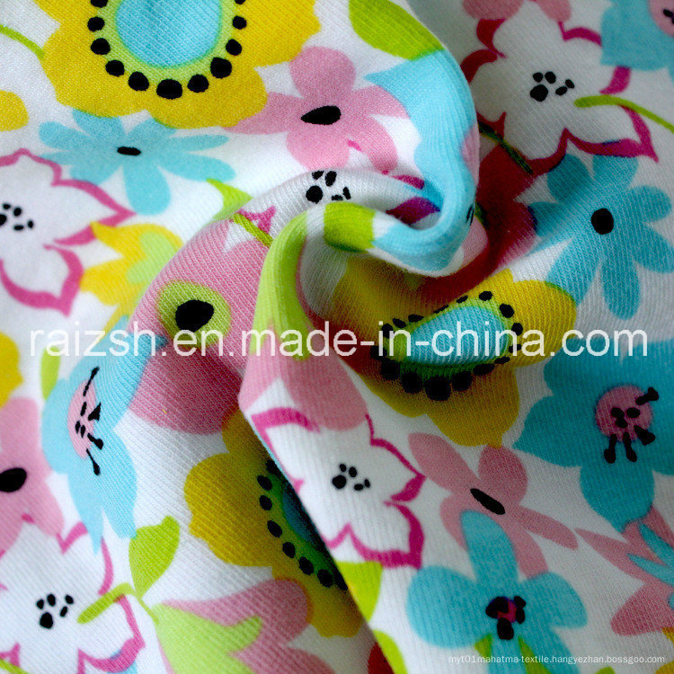 Soft Printing Jersey Knit Fabric For Children Clothes Home Textile