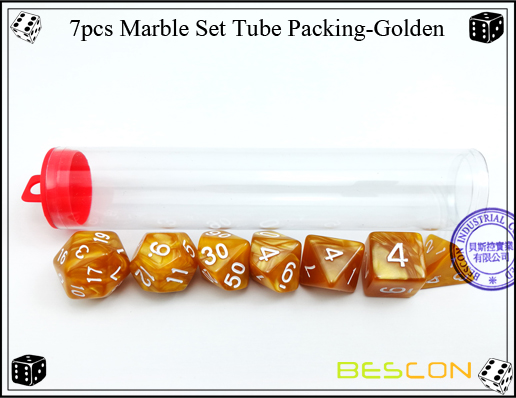 7pcs Marmor-Satz-Schlauch-Verpackung-Golden-3 7pcs Marble Set Tube Packing-Golden-3