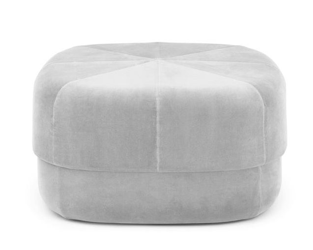 Fezes de otomano de tecido Fabric ottoman stool