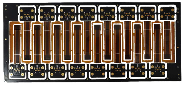 PCB flessibile a 3 strati 3-layer Rigid-flex PCB