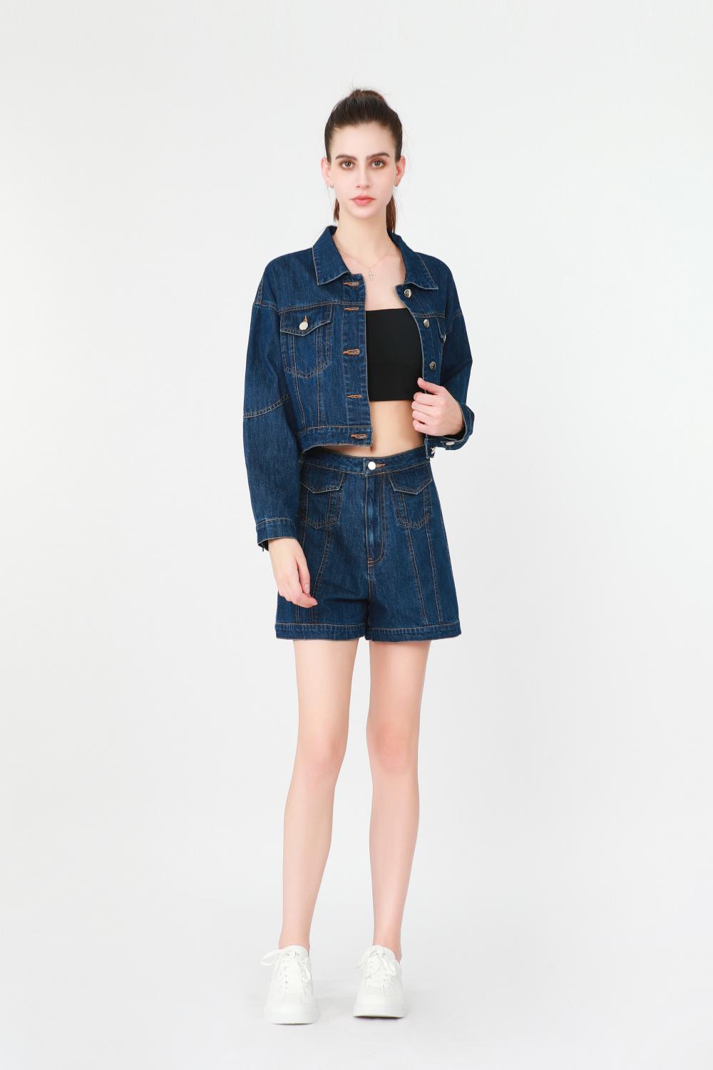 Women S Denim Deconstructed Jacket