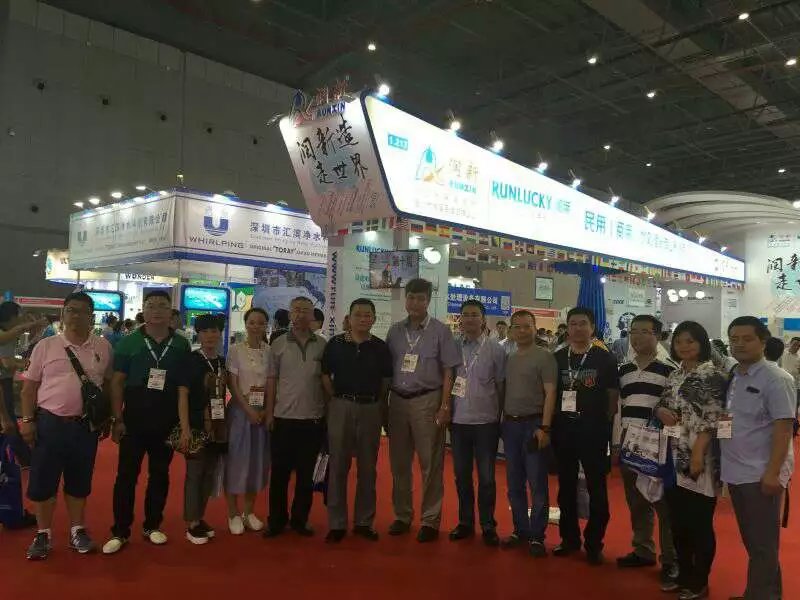 water softener and RUNXIN control valve in shanghai exhibition