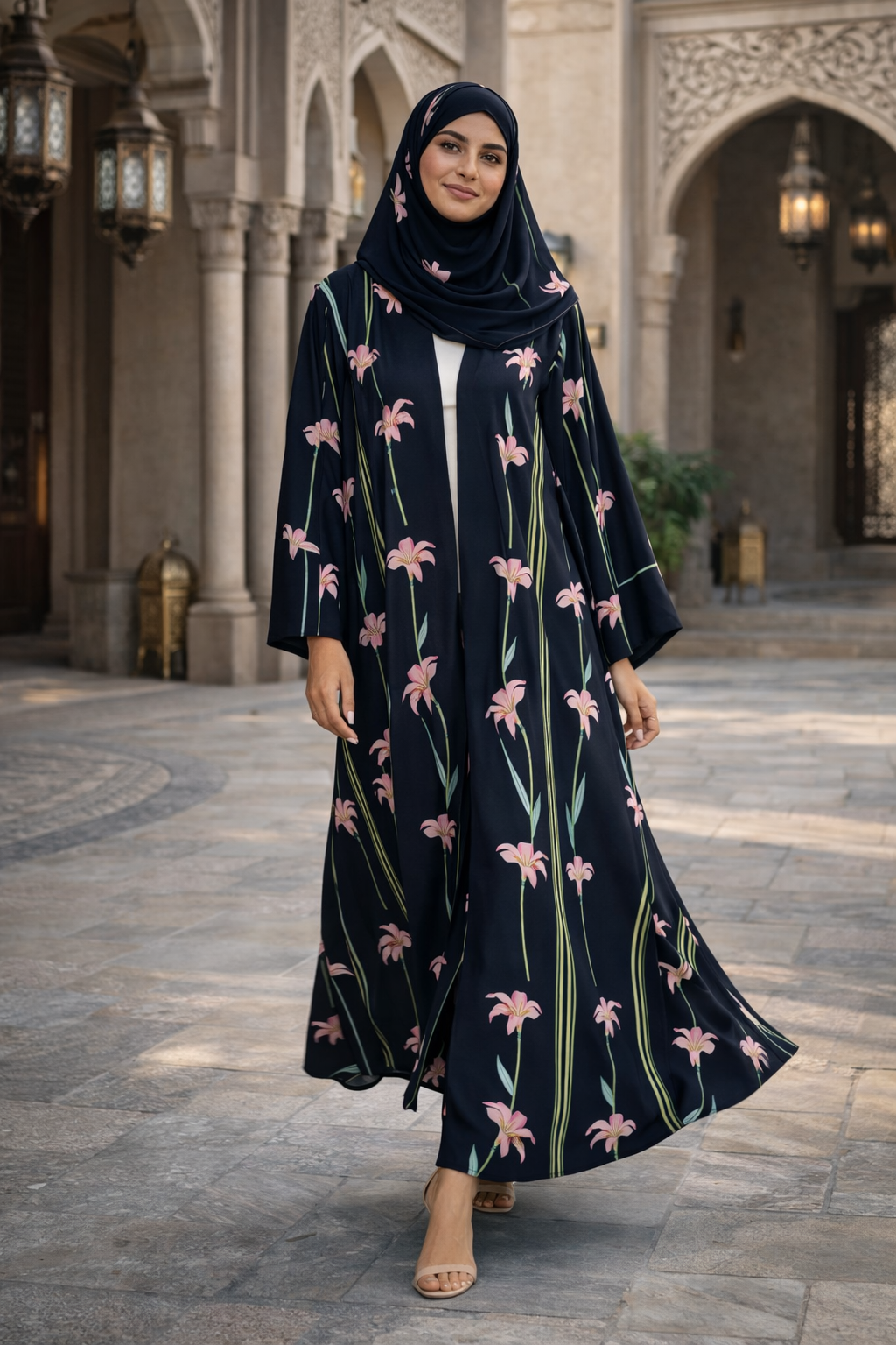 Turkish Long Cardigan Abaya Modest Islamic Clothing Digital Print Polyester for Eid Saudi Arabia Dubai Hijab2 Turkish Long Cardigan Abaya Modest Islamic Clothing Digital Print Polyester for Eid Saudi Arabia Dubai Hijab2