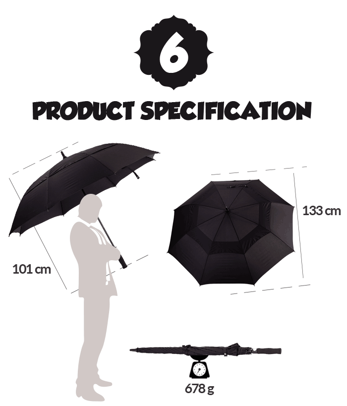 Winddichte automatische golfparaplu Windproof Automatic Golf Umbrella