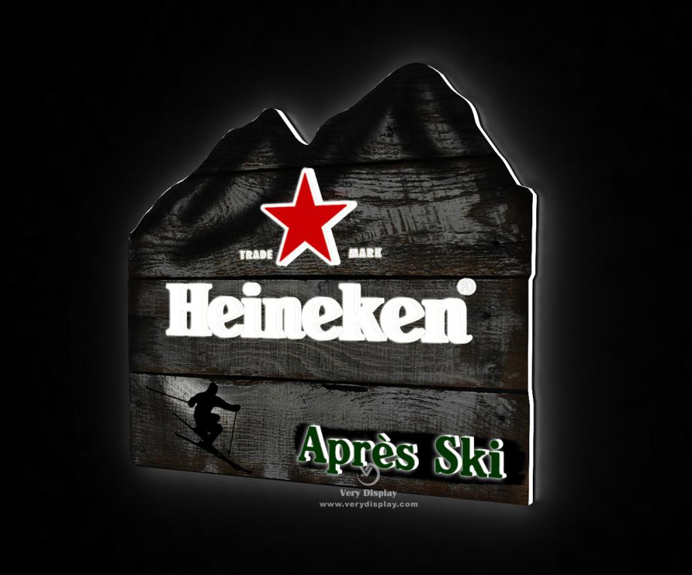 Heineken Ski Light Sign