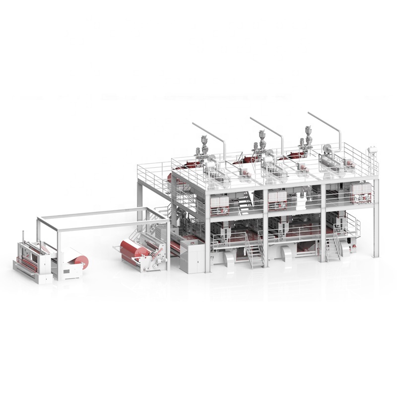 Máquina de produção de polipropileno não tecido Non-woven Polypropylene Production Machine