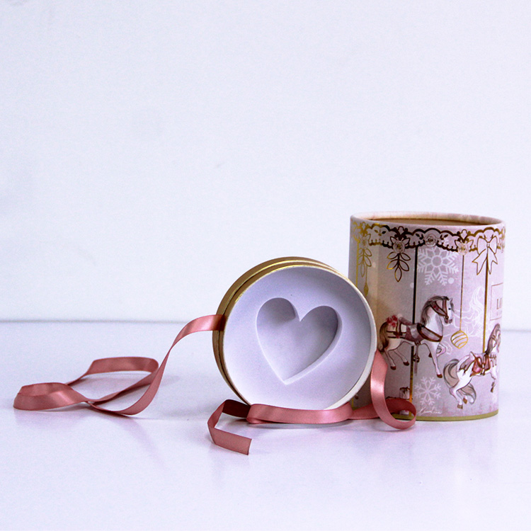 Paper packaging box, jewelry gift box round shape Paper packaging box, jewelry gift box round shape