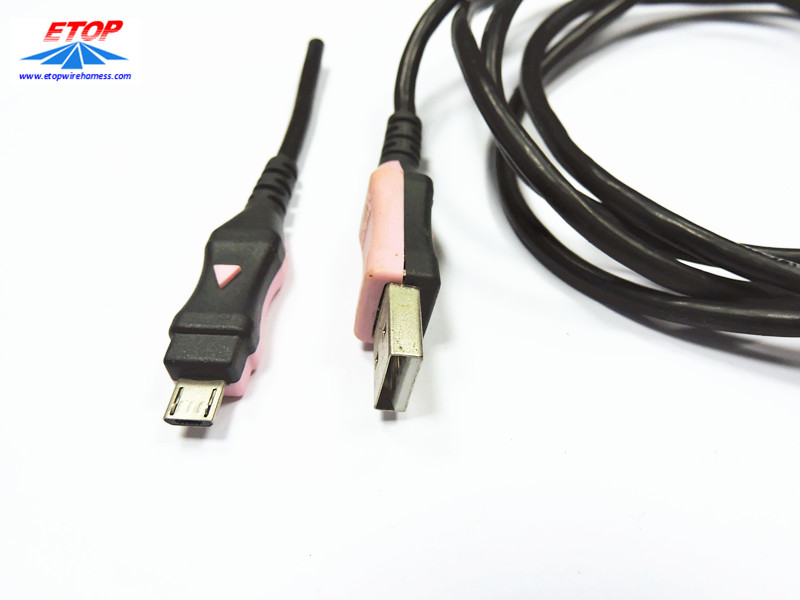 Double colored USB cable