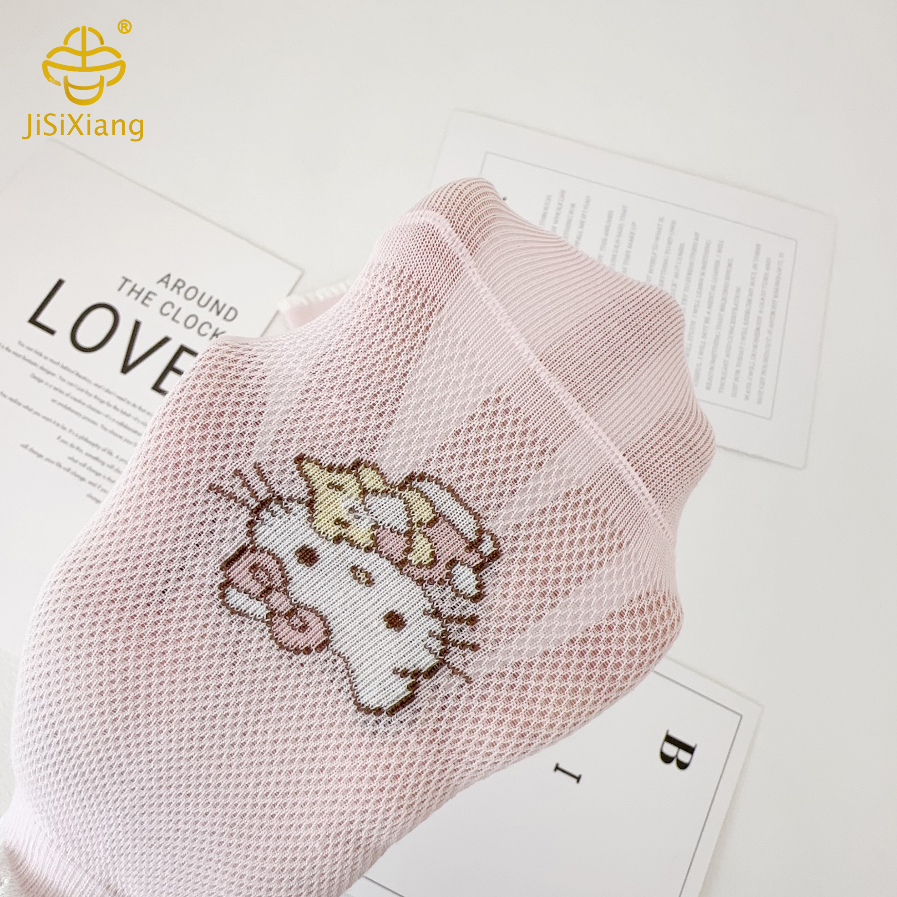 KT Cat Socks Mesh Breathable Girl KT Cat Socks Mesh Breathable Girl