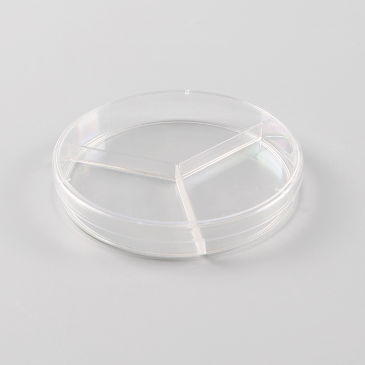 9015mm 3 Compartments - Petri DishPlate 90mm-Sterile