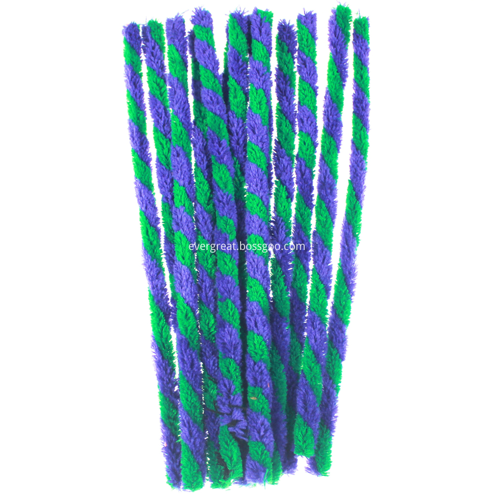 DIY Craft Twisted Chenille Stem Green color DIY Craft Twisted Chenille Stem Green color