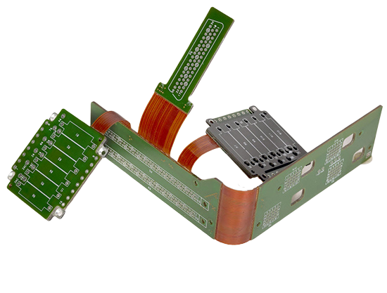 12-laags rigid-flex printplaat met koellichaam 12 Layer Rigid-Flex PCB with Heat Sink
