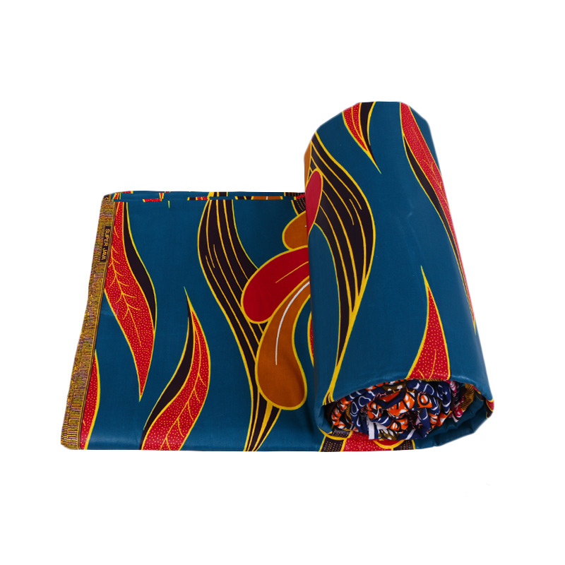Tessuto cerato africano normale Plain African Wax Fabric