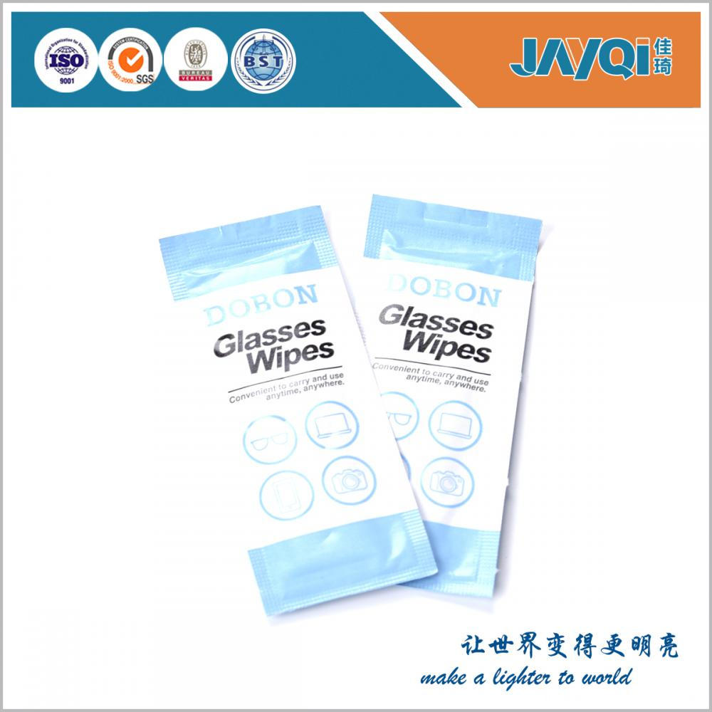 Easy Carry Glasses Wet Wipes for Promotional