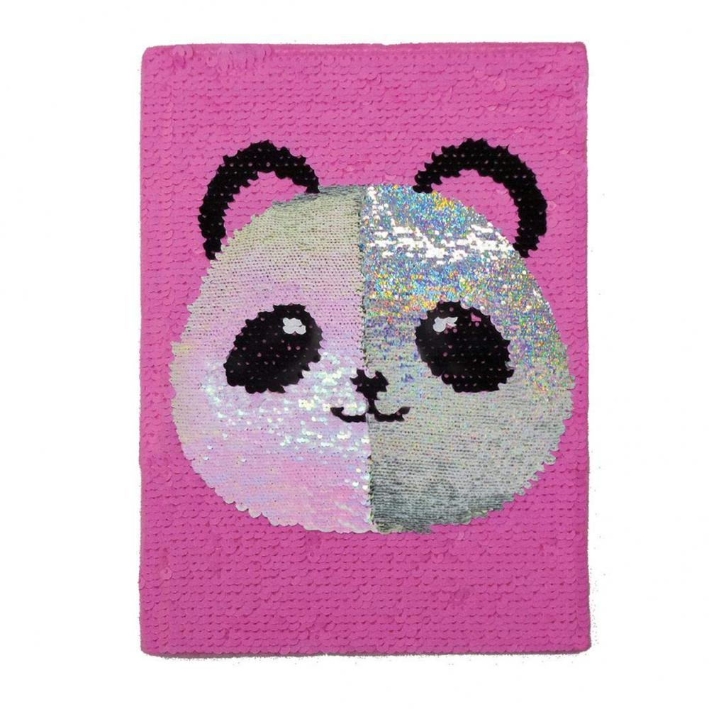 Glittery Flip Panda Sequin Notebook 1 Glittery Flip Panda Sequin Notebook 1