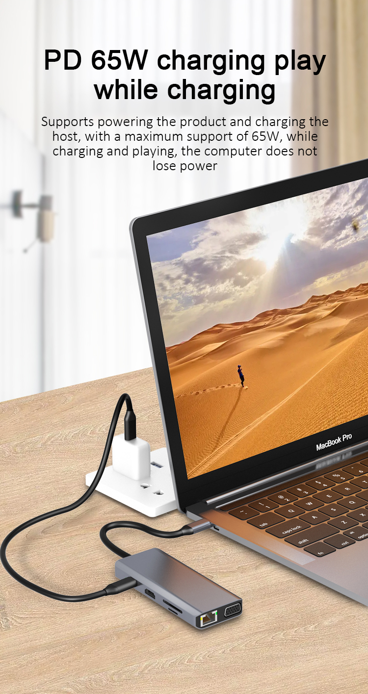 11-in-1 Type-C usb hub docking station 11-in-1 Type-C usb hub docking station