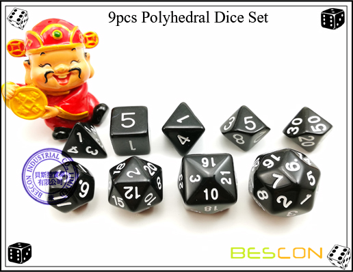 9pcs Polyhedral Dice Set-25 9pcs Polyhedral Dice Set-25