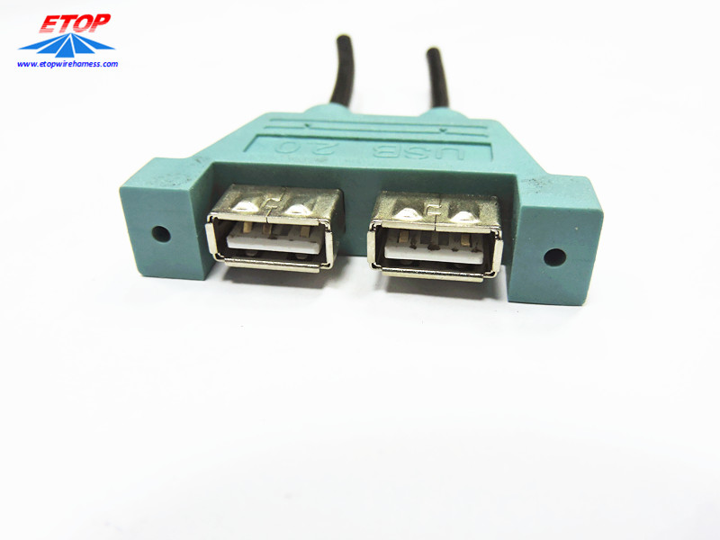 Double USB Female Connector