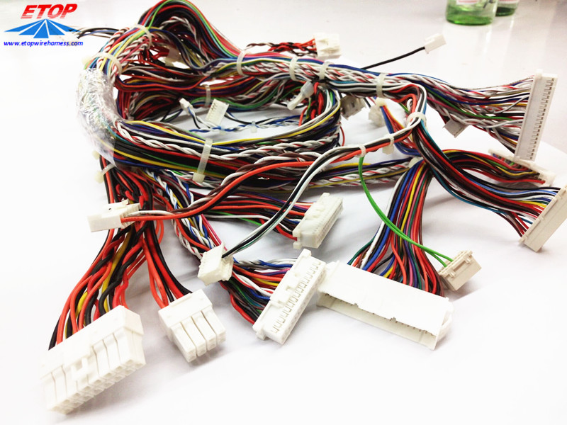 Wiring assemblies for game machine