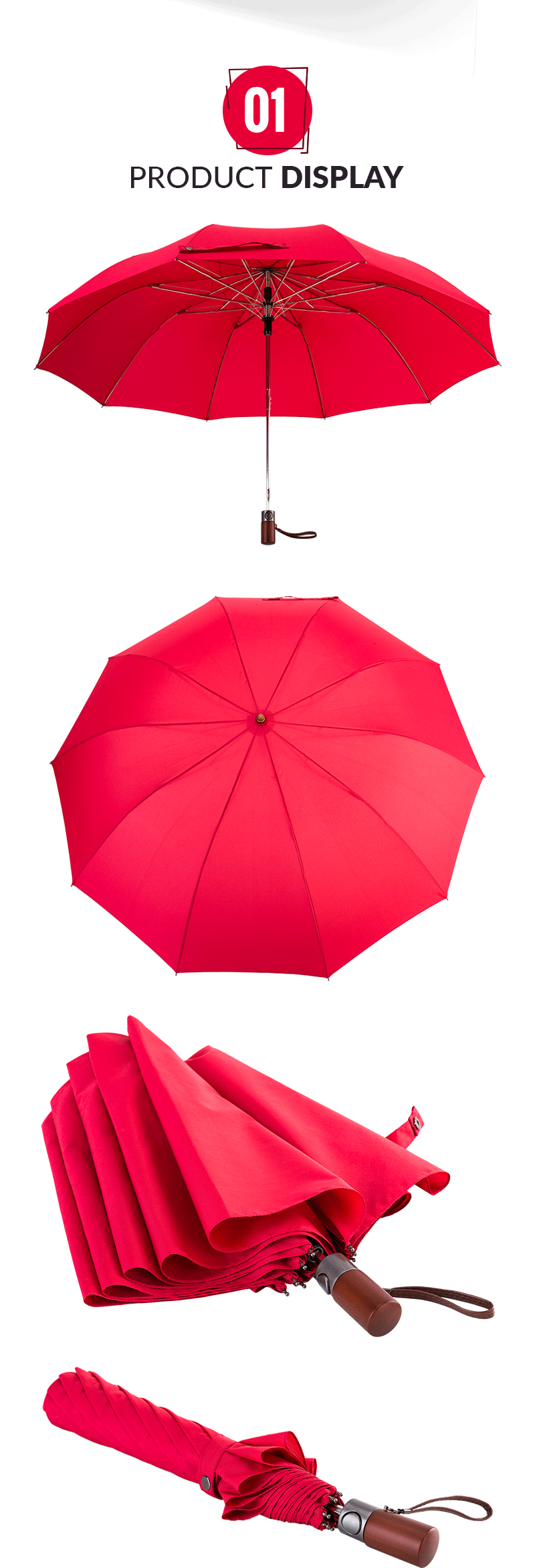 faltbares Regenschirmgeschenk foldable umbrella gift